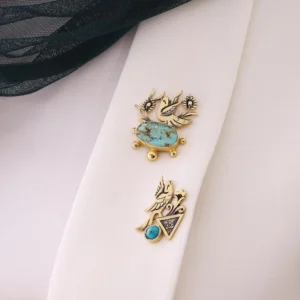 سنجاق سینه پرندگان پاییزی کد BF2