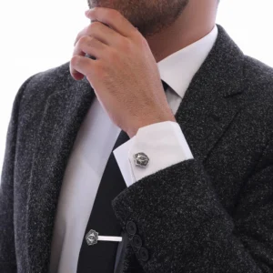 دکمه سردست و گیره کراوات